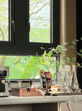 【可开票】水吧台咖啡机组合软装