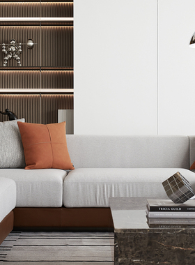 样板间客厅轻奢透明水晶魔方摆件