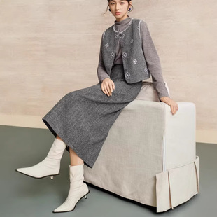 马甲半裙两件套女G6CAB004 民族风穿搭一整套中式 2026春新款 流行