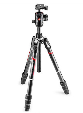 曼富图Befree GT MKBFRTC4GT-BH 碳素碳纤维旋锁旅行三脚架