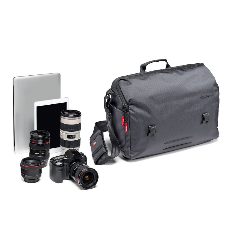曼富图MB MN-M-SD-30曼哈顿单肩包单反相机包摄影包