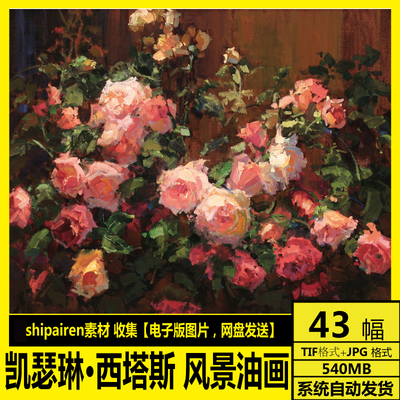 美国 凯瑟琳·西塔斯 Kathryn Stats 画册 电子图片 风景油画素材
