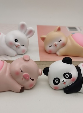 有趣解压车内小摆件捏捏屁屁