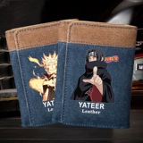 Наруто, модный мультяшный бумажник, кошелек