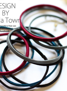 蕾拉 好质量韩版扁皮筋高弹力细皮筋经典打底耐用发圈扎辫子头绳