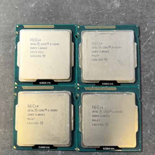 议价i5-3550S台式机CPU实物如图件测试可维修