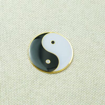 太极八卦挂件机贴太极胸针勋章徽章不伤衣服磁吸衣服配饰国风潮流