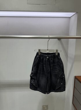 实体店品质中大男孩童装夏天季潮牌韩版设计款短裤过膝牛仔中裤子