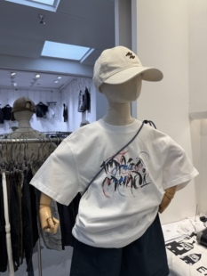 EFF尔菲梵潮牌实体店品质中大男孩童装夏季英文纯棉圆领短袖t恤衫