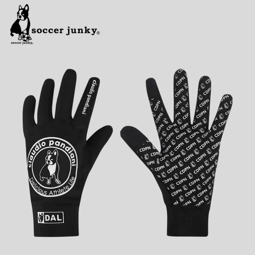 soccer junky足球狗冬季保暖男女圈狗系列厚款触屏手套 SJ25762