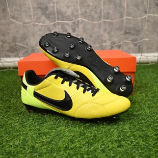 酷锐足球耐克Premier 3 FG长钉真草牛皮训练足球鞋男HM0265-700
