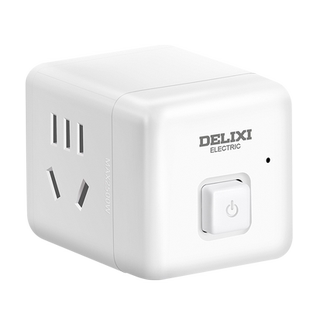 德力西插头两脚二三脚10a16a空调三孔两孔插座电源线插头不带线