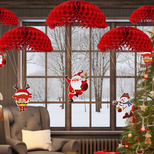 红利节庆圣诞装饰蜂窝挂件