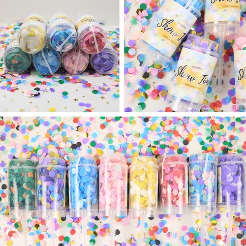 生日派对助兴马卡龙色喷洒小礼花