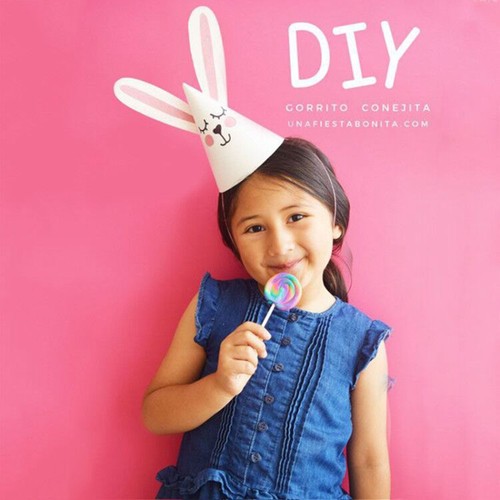 卡通DIY创意农场小动物帽子 生日帽小兔子小羊六一儿童节拍照道具