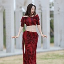 上衣鱼尾裙新 肚皮舞东方舞轻奢舞蹈服套装 纪小白原创 苏菲浪漫