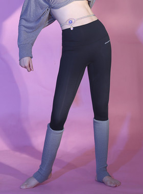 纪小白肚皮舞练功服下装无痕打底裤高腰收腹提臀瑜伽裤新品