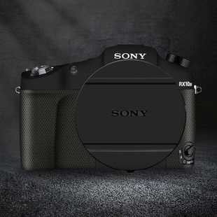 适用于索尼黑卡RX10M4机身保护膜贴纸碳纤维贴膜磨砂贴皮3M