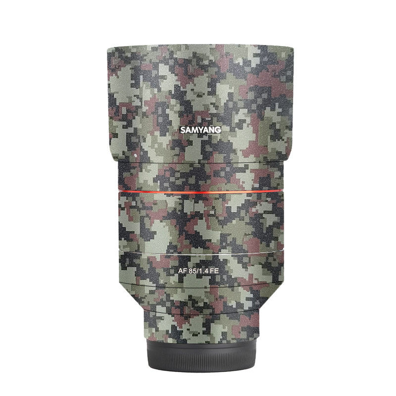 漫步驴适用于森养三养三阳AF85mm1.4索尼口镜头贴纸贴膜彩色贴膜