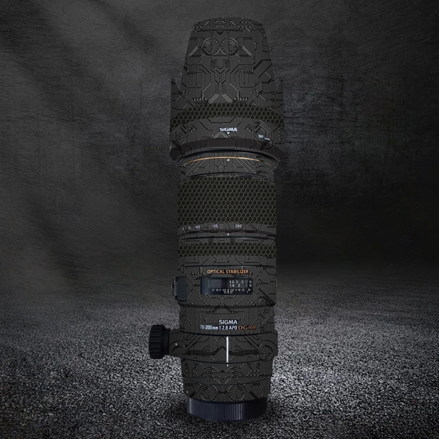 适用于适马APO70-200mm f2.8 OSHSM小黑五代佳能口贴膜3M
