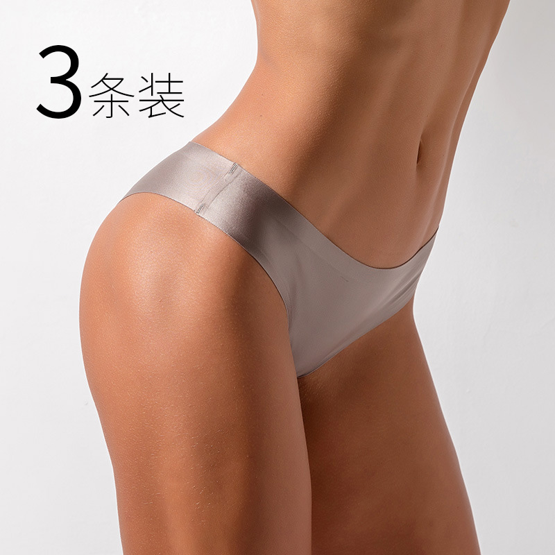 运动欧美一片式健身隐形丁字裤