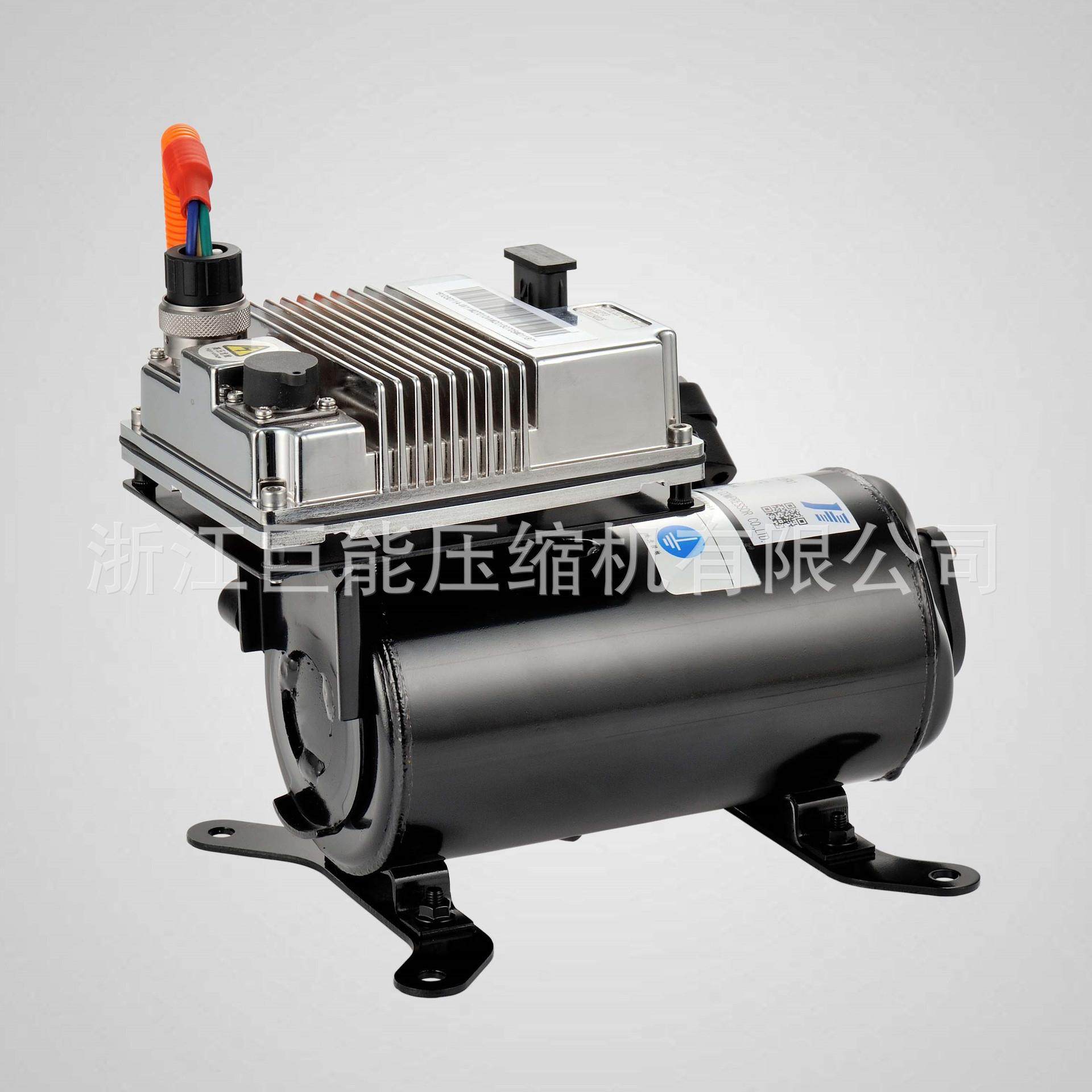 卧式双缸转子式电动压缩机 mbp/p直流变频车载空调压缩机