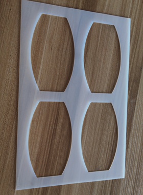 定制日式蛋卷硅胶模1mm厚耐高温230度15@9cm单孔