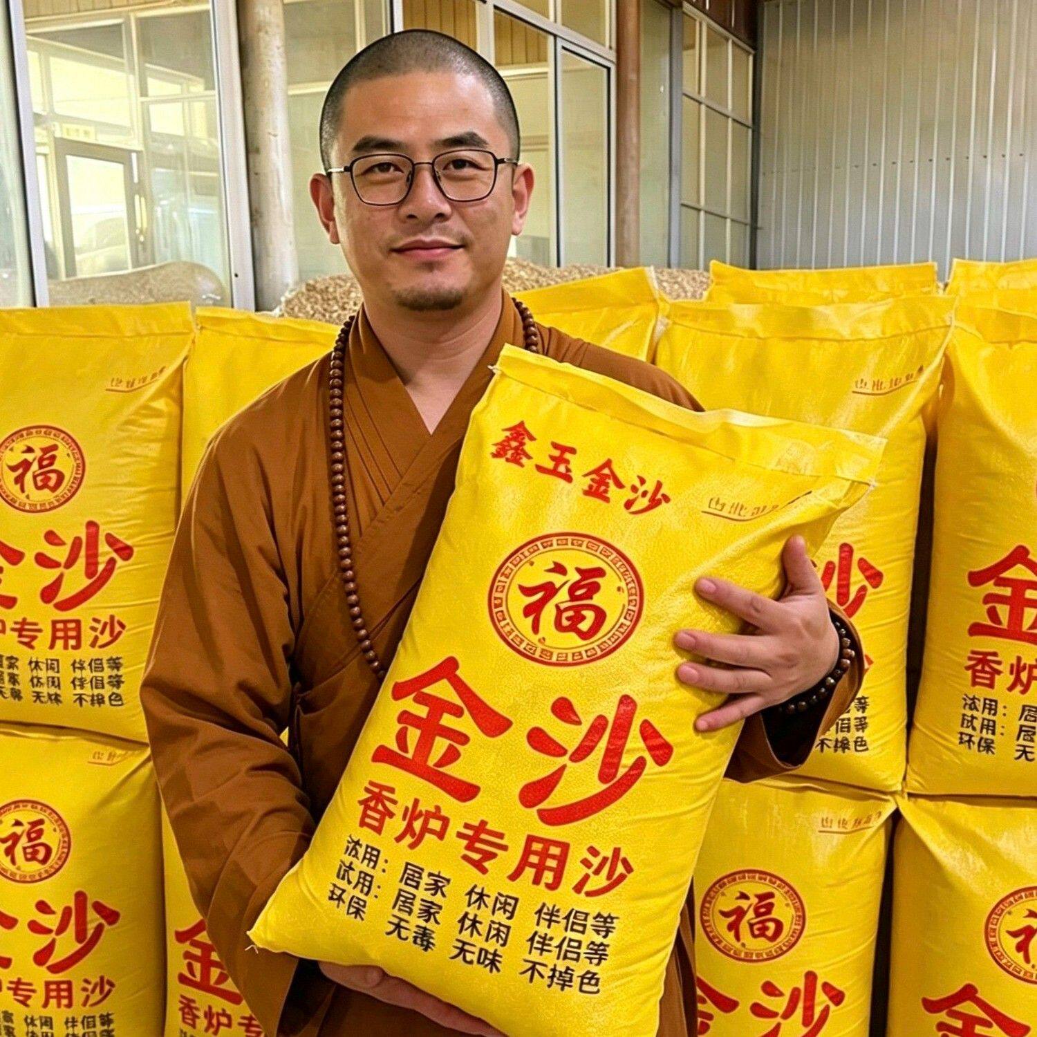 【清仓】香炉金沙家用香灰香炉灰沙子供奉金刚砂插香沙上埋香颗粒