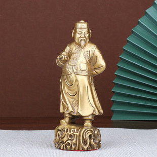 纯铜一本万利大财主摆件招财进宝钱掌柜日进斗金钱老板账房工艺品