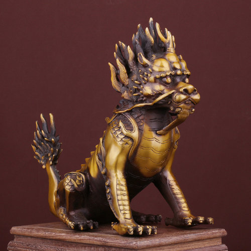 善缘居黄铜狻猊办公室