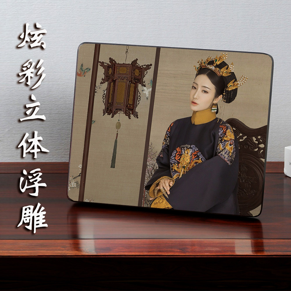 影楼3d炫彩浮雕照片立体油画水钻 10 12  24 30 36寸摆台放大相框