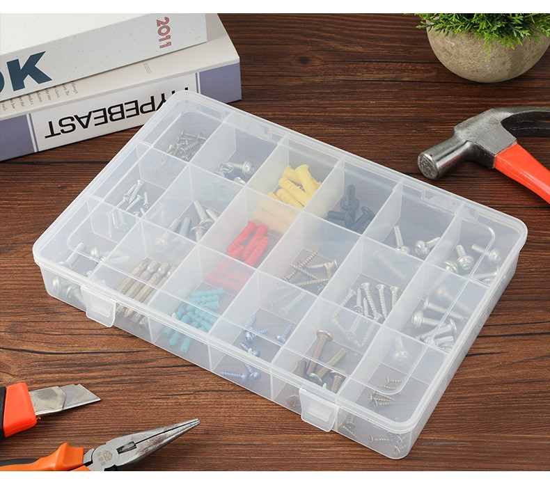 小饰品零件盒螺丝电子元件收纳盒