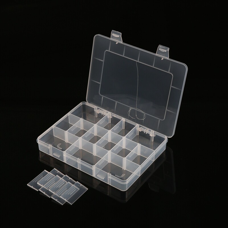 百年好盒EKB-202样品盒24格活动格长条元件收纳零件盒螺丝配件盒,五金/工具,零件盒,淘宝优惠券,粉丝福利购,淘宝优惠卷