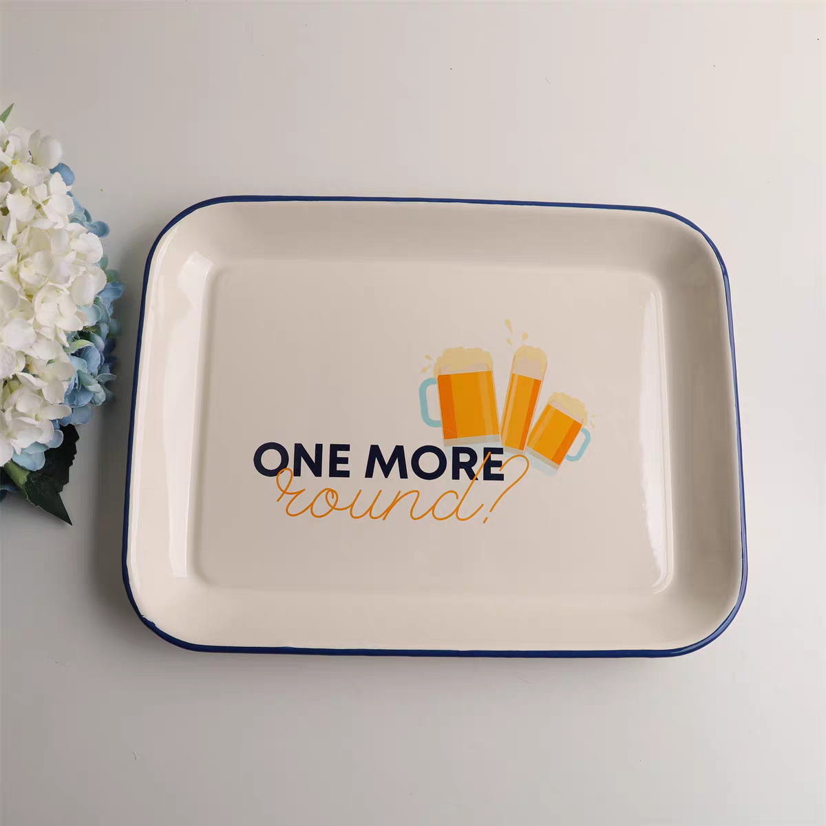 搪瓷印象 出口芬兰 复古水果盘焗饭盘菜盘 早餐餐具平盘烤肉盘,居家日用,其它,淘宝优惠券,粉丝福利购,淘宝优惠卷