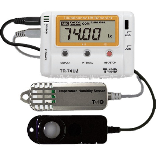 TR-74Ui-S  USB连接数据记录器照度/紫外线/温湿度测量日本TANDD