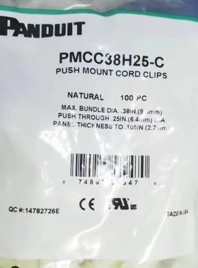 PANDUIT泛达扎带线夹PMCC38H25-C