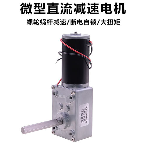 5840-31ZY直流减速马达DC12V24V蜗轮蜗杆自锁晾衣架自动门窗电机