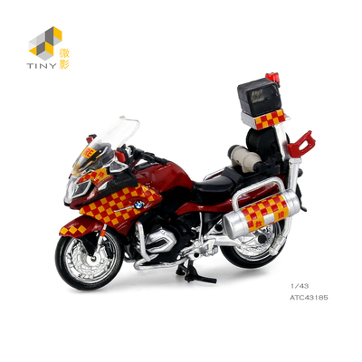 TINY微影 城市89 宝马 R1200RT(2014)消防摩托车 合金模型车