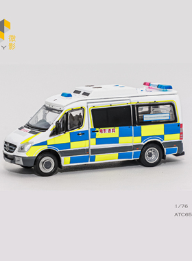 TINY微影 城市 1/76奔驰 Sprinter 道具交通警车模型 [会员限定]