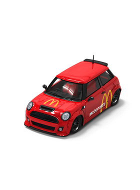 CC1/64 宝马mini 麦当劳 草莓熊 LBB 集装箱仿真合金汽车模型玩具