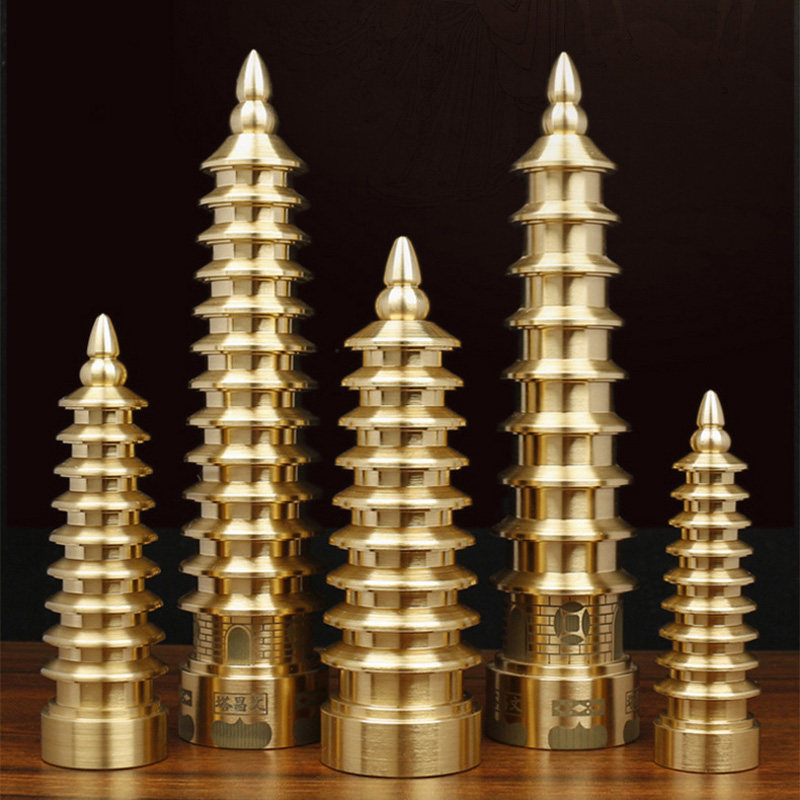 黄铜十三层13层九层9层实心文昌塔刻字孩子礼品书房学习课桌摆件,家居饰品,桌面摆件,淘宝优惠券,粉丝福利购,淘宝优惠卷