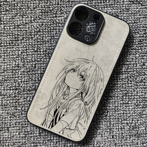 樱花庄的宠物女孩椎名真白周边布纹手机壳适用iphone16苹果15小米14红米k70华为NOVA14mate60荣耀400一加13
