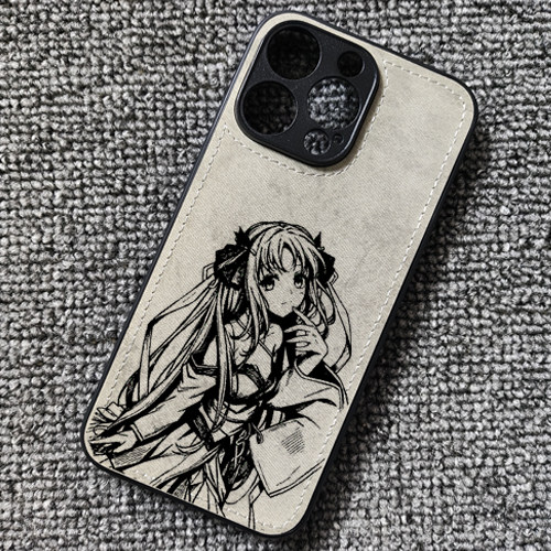 机巧少女不会受伤动漫周边布纹手机壳适用iphone17promax苹果16pro华为mate70小米17红米K80一加13iqoo15oppo