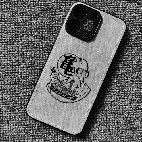 七龙珠龟仙人动漫周边布纹手机壳适用iphone16promax苹果15华为pura70红米K70小米14iqoo11华为mate70一加13