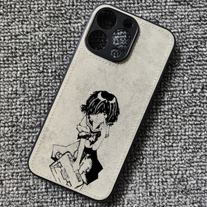 谜样女友X 卜部美琴动漫周边布纹手机壳适用iphone17苹果小米17红米k90华为mate60p70荣耀90一加13iqoo15VIVO