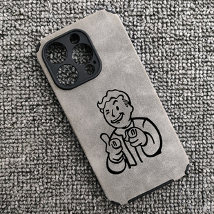 辐射4游戏周边避难所小子手机壳适用于iphone15pro苹果小米14三星S24U红米K60华为p70nova12荣耀VIVOIQOONEO8