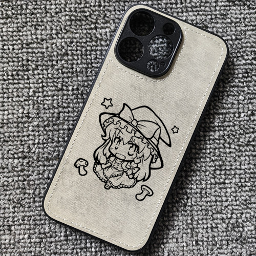 东方project雾雨魔理沙周边布纹手机壳适用iphone16苹果15华为NOVA14荣耀小米14红米K80一加ace5至尊iqooneo9