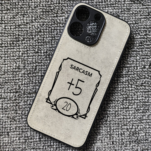 龙与地下城游戏周边讽刺+5布纹手机壳适用iphone17promax苹果16华为mate60pro荣耀400小米15红米K80一加ac6