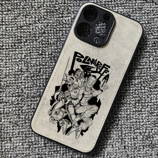 jojo银色战车波鲁纳雷夫周边布纹手机壳适用iphone16promax苹果小米14红米k80华为mate60pro一加ace5iqoo13