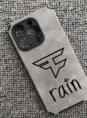 FAZE战队rain签名CSGO周边手机壳适用于iphone16PROMAX苹果小米14三星S24U红米K70华为nova12荣耀200IQOONEO8